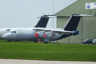 G-CHFE @ EGBP - ex OO-DJT Brussels Airlines in storage at Kemble - by Chris Hall