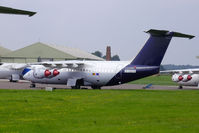 G-CGYR @ EGBP - ex OO-DJL Brussels Airlines in storage at Kemble - by Chris Hall