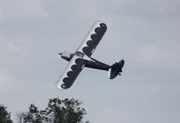 N6777B @ LAL - Kyle Franklin returns to the air in his Piper Super Cub.  A little over a year before, he was involved in a crash in his Waco with his wife Amanda RIP who died a couple months later from the injuries