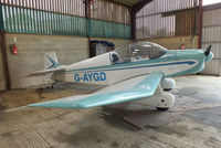 G-AYGD @ EGTW - at Oaksey Park - by Chris Hall