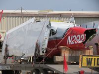 N2927K @ CNO - Aircraft on the trailer after the accident - by Helicopterfriend