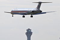 N9304C @ KLAX - American Airlines Mcdonnell Douglas DC-9-83, AAL1972 arriving from Kansas City/KMCI, RWY 28 approach KORD. - by Mark Kalfas