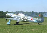 D-FJII @ LFFQ - Yakovlev Yak-11 at the Meeting Aerien 2012, La-Ferte-Alais - by Ingo Warnecke