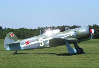 D-FJII @ LFFQ - Yakovlev Yak-11 at the Meeting Aerien 2012, La-Ferte-Alais - by Ingo Warnecke