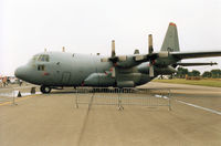 73-1590 @ EGVA - Another view of the EC-130H Compass Call, callsign Cruet 36, of the 43rd Electronic Combat Squadron/355th Wing on display at the 1994 RAF Fairford Intnl Air Tattoo. - by Peter Nicholson