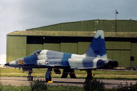 74-1534 @ EGWZ - F-5E Tiger II of the 527th Tactical Fighter Training and Aggressor Squadron at RAF Alcoinbury in May 1978. - by Peter Nicholson