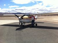 N736YF - At a quick stop at KDAG - by Elaine Pate