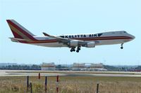 N782CK @ EDDP - Final approach on rwy 26L after a long ride from the U.S. - by Holger Zengler