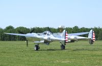 N25Y @ LFFQ - Lockheed P-38L Lightning at the Meeting Aerien 2012, La-Ferte-Alais - by Ingo Warnecke