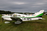 LN-NPS @ ESVS - Piper PA-28 parked at Siljansnäs airfield, Dalarna, Sweden. - by Henk van Capelle
