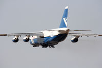 RA-82077 @ AFW - AN-124 departing Alliance Airport - by Zane Adams