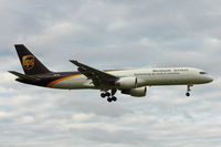 N411UP @ BFI - UPS 1988 Boeing 757-24APF, c/n: 23851