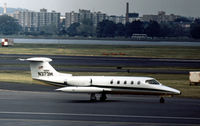 N373M @ DCA - Learjet 25 taxying to the terminal at what was then known as Washington National in May 1973. - by Peter Nicholson