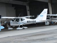 N844SA @ CCB - Parked in Foothill Aircraft Sales & Service hanger, with engine cowling removed - by Helicopterfriend