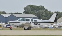 N12JE @ KOSH - Arriving at Airventure on runway 27 - by Todd Royer