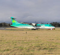 EI-SLN @ EGPH - Arann 58ED Arrives at EDI From DUB - by Mike stanners