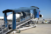 N487CA @ KSLC - Loading ramp SLC, UT