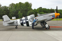 N5087F @ PAE - 1943 American Avia Inc NORTH AMERICAN P-51B, c/n: 42-106638