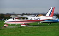 G-HUBB @ EGLD - Ex: SE-GXL > OY-BJH > G-HUBB - Originally owned to, Hubbardair Ltd in May 1983 and currently with, G-HUBB Ltd since September 1989. - by Clive Glaister