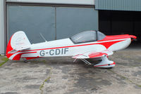 G-CDIF @ EGBS - at Shobdon Airfield, Herefordshire - by Chris Hall