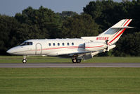 N155NS @ ORF - Norfolk Southern Railway Co's 2001 Raytheon Hawker 800XP N155NS rolling out on RWY 5 after landing.