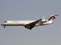 F-GRZG @ LEBL - Landing rwy 25R in new Air France c/s - by Shunn311