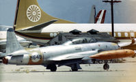 N649 @ TUS - Former Royal Netherlands Air Force T-33A M-55 seen at Tucson in May 1973. - by Peter Nicholson