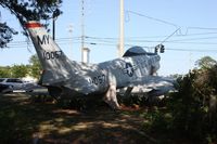 52-10057 - F-86D Sabre in Valdosta Georgia - by Florida Metal