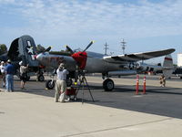 N7723C @ CMA - 1944 Lockheed P-38L LIGHTNING Honey Bunny, one Allison V-1710-111 and one Allison V-1710-113 counter-rotating 1,475 hp each - by Doug Robertson