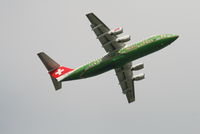 HB-IYS @ EBBR - Flight LX779 is climbing from RWY 07R - by Daniel Vanderauwera