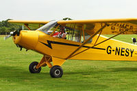 G-NESY @ EGBK - 1960 Piper PA-18 Super Cub, c/n: 18-7482 - by Terry Fletcher