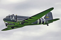 N147DC @ EGBK - 1943 Douglas C-47A, c/n: 19347 at 2012 Sywell Airshow - by Terry Fletcher