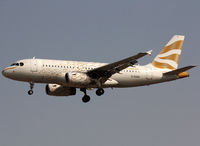 G-EUOH @ LEBL - Landing rwy 25R in Dove c/s - by Shunn311