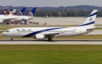 4X-EKI @ EDDM - departure from Munich - by Friedrich Becker