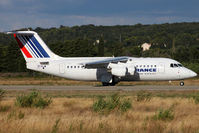 EI-RJW @ LFMV - Taxiing for departure to London City - by micka2b