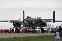 N345TH @ KDVN - Taxiing out for flying demonstration.  Quad Cities Air Show.  Overcast and sprinkles. - by Glenn E. Chatfield