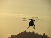 N108PP @ POC - Heading out on patrol into the sunset - by Helicopterfriend