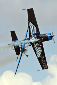 G-ZXEL @ EGBK - 2006 Extra EA 300/L, c/n: 1224 displaying at 2012 Sywell Airshow - by Terry Fletcher