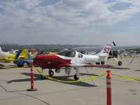 N252JT @ CMA - 2007 Thomas Lancair LEGACY 'Poncho' in racing trim, Continental IO-550-N 310 Hp. Small sleek airplane+large engine=go fast! - by Doug Robertson