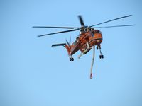 N179AC @ POC - Elvis is preparing to land - by Helicopterfriend
