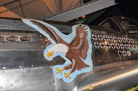 44-63607 @ BFI - Artwork on Mustang in Seattle Museum of Flight - by Terry Fletcher
