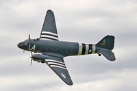 N147DC @ EGBK - 1943 Douglas C-47A, c/n: 19347 at 2012 Sywell Airshow - by Terry Fletcher