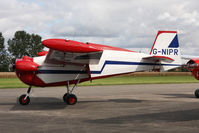 G-NIPR @ EGBR - Slingsby T-66 Nipper 3 at The Real Aeroplane Club's Wings & Wheels weekend, Breighton Airfield, September 2012. - by Malcolm Clarke