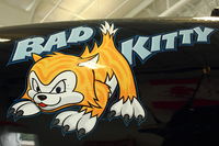 N6178C @ PAE - Artwork on N6178C (Bad Kitty), Grumman F7F-3, c/n: 80483