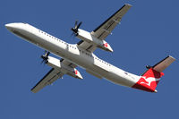 VH-QOU @ YBTL - QantasLink DHC-8 - by Thomas Ranner