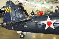 N512SE @ PAE - Tail of 1958 North American/victoria Mnt Lt AT-6A, c/n: JS 88-9421