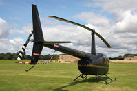 G-GATE @ EGBR - Robinson R44 II at The Real Aeroplane Club's Wings & Wheels weekend, Breighton Airfield, September 2012. - by Malcolm Clarke