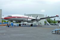 CF-TGE @ BFI - 1954 Lockheed L-1049C Super Constellation, c/n: 4544 at Seattle Museum of Flight - by Terry Fletcher