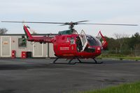 G-WAAS @ EGFH - Welshpool Airport based Wales Air Ambulance helicopter (Helimed 59) drops in for fuel. Replaced by weather RADAR equiped EC-125T-2+ G-WASC as the mid-Wales based helicopter on 2nd November 2012. - by Roger Winser