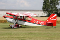 G-BTXX @ EGBR - Bellanca 8KCAB at The Real Aeroplane Club's Summer Madness Fly-In, Breighton Airfield, August 2012. - by Malcolm Clarke
